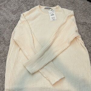 NEW Zara Cream Sweater